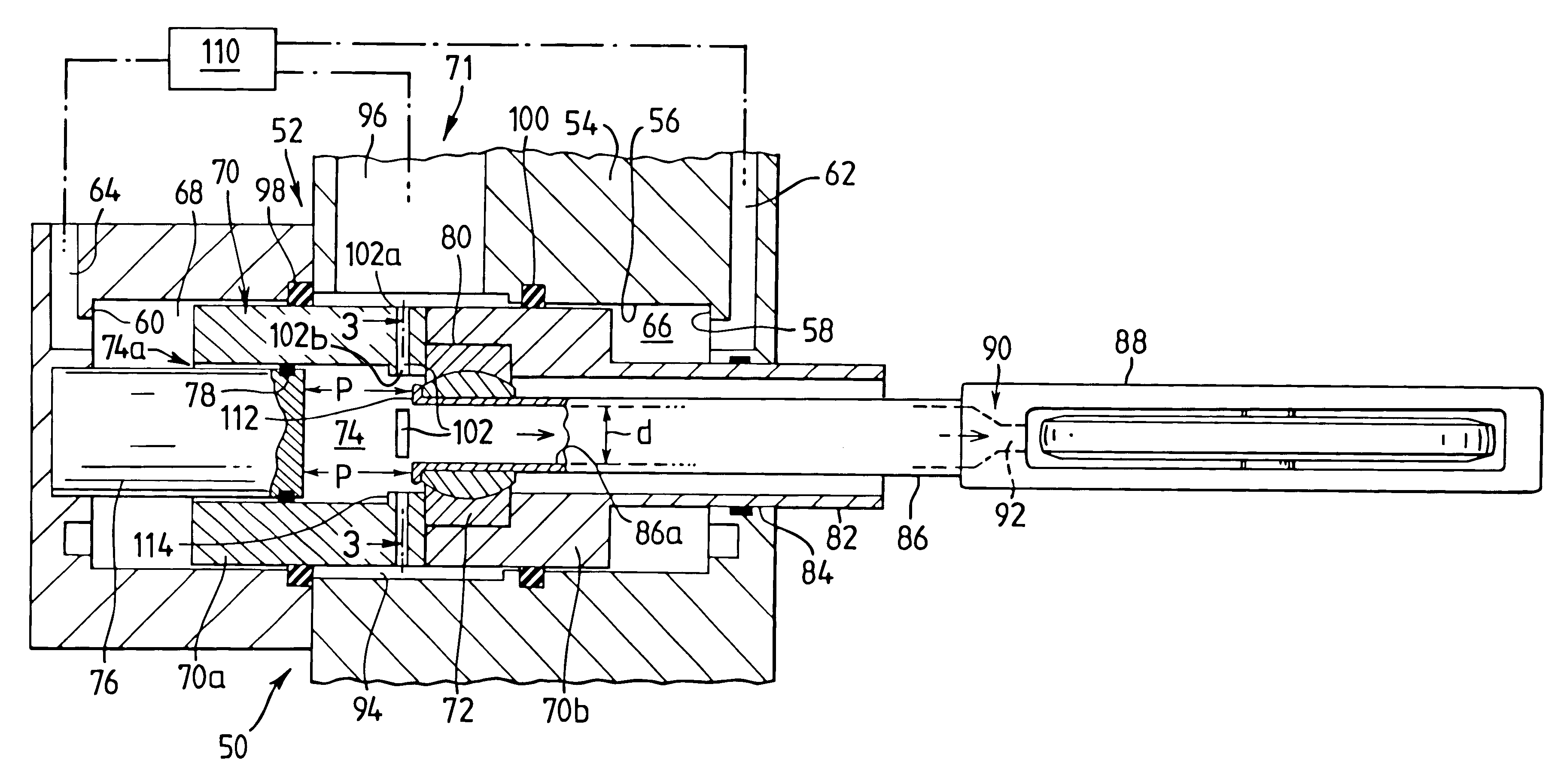 Cooling fluid supply to hydraulically actuated rollers in a continuously-variable-ratio transmission