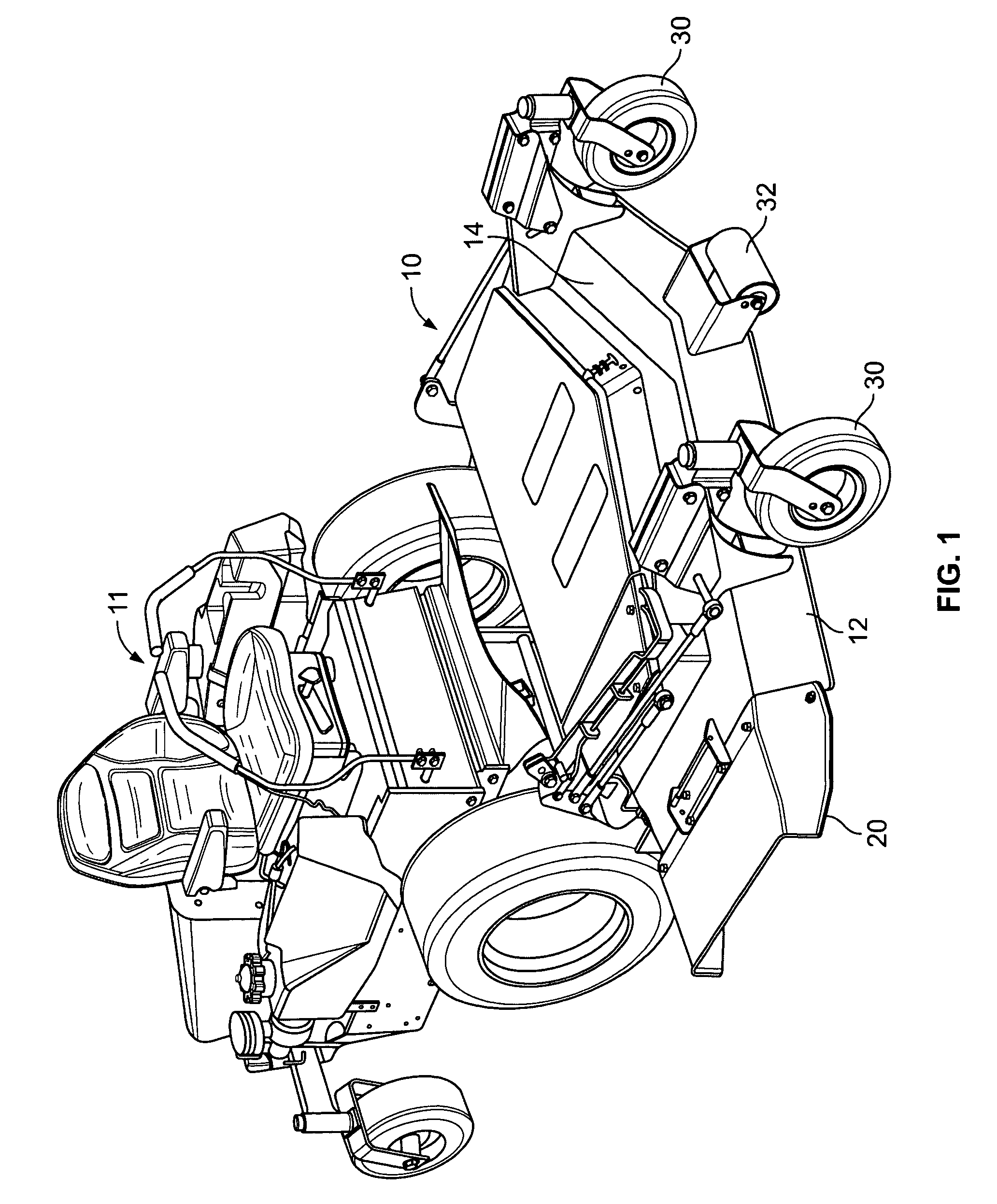 Mower attachment mechanism