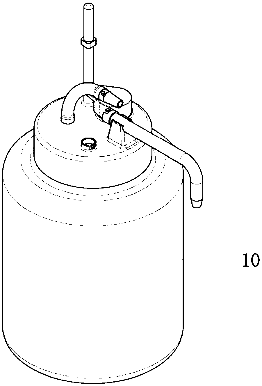 Cell suspension subpackaging device