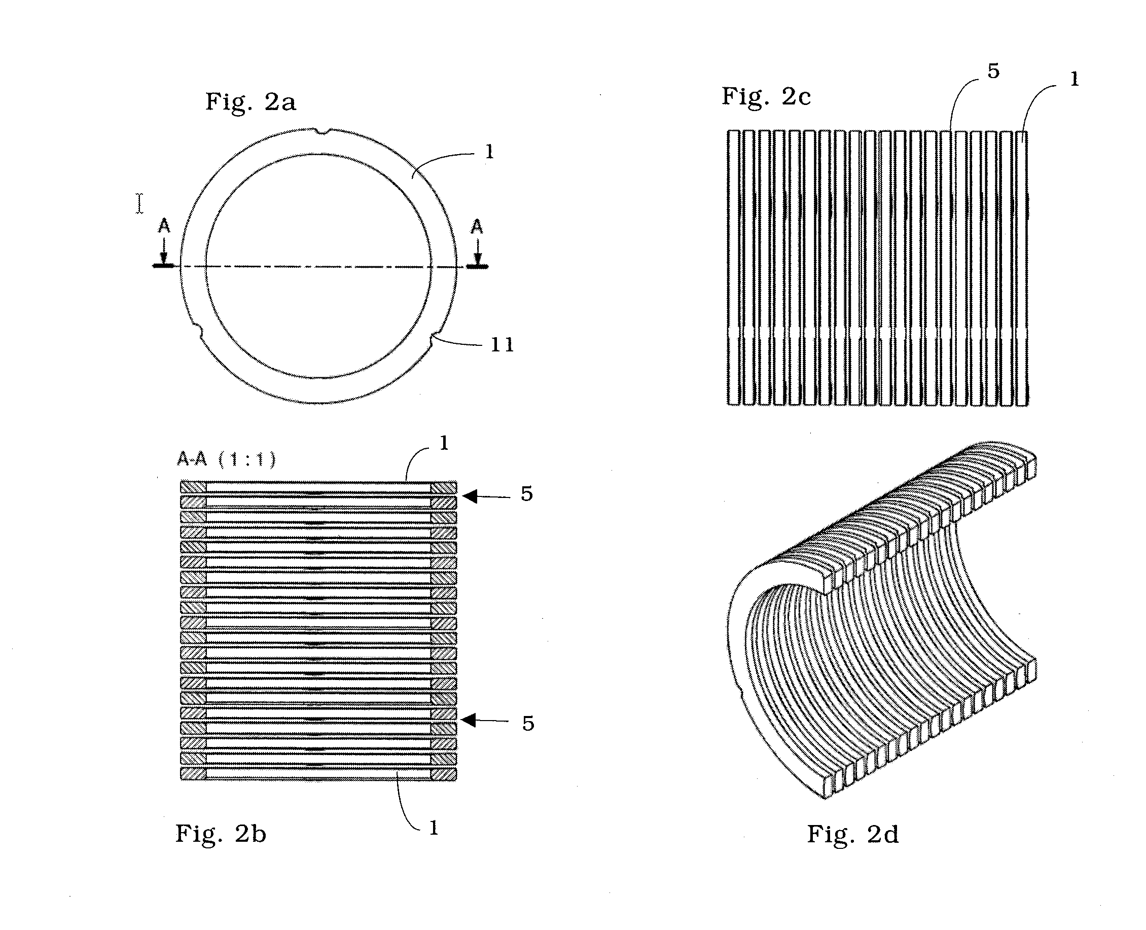 Separating device for removing sand and rock particles