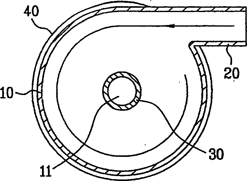 Centrifugal type dust collector