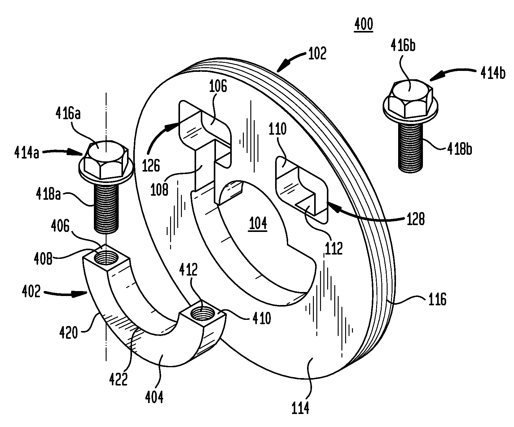 System and method for securing a rotor to a motor drive shaft using a pressure clamp