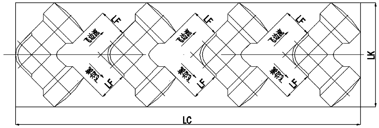 Hydraulic pneumatic pipe joint blank group die forging manufacturing method