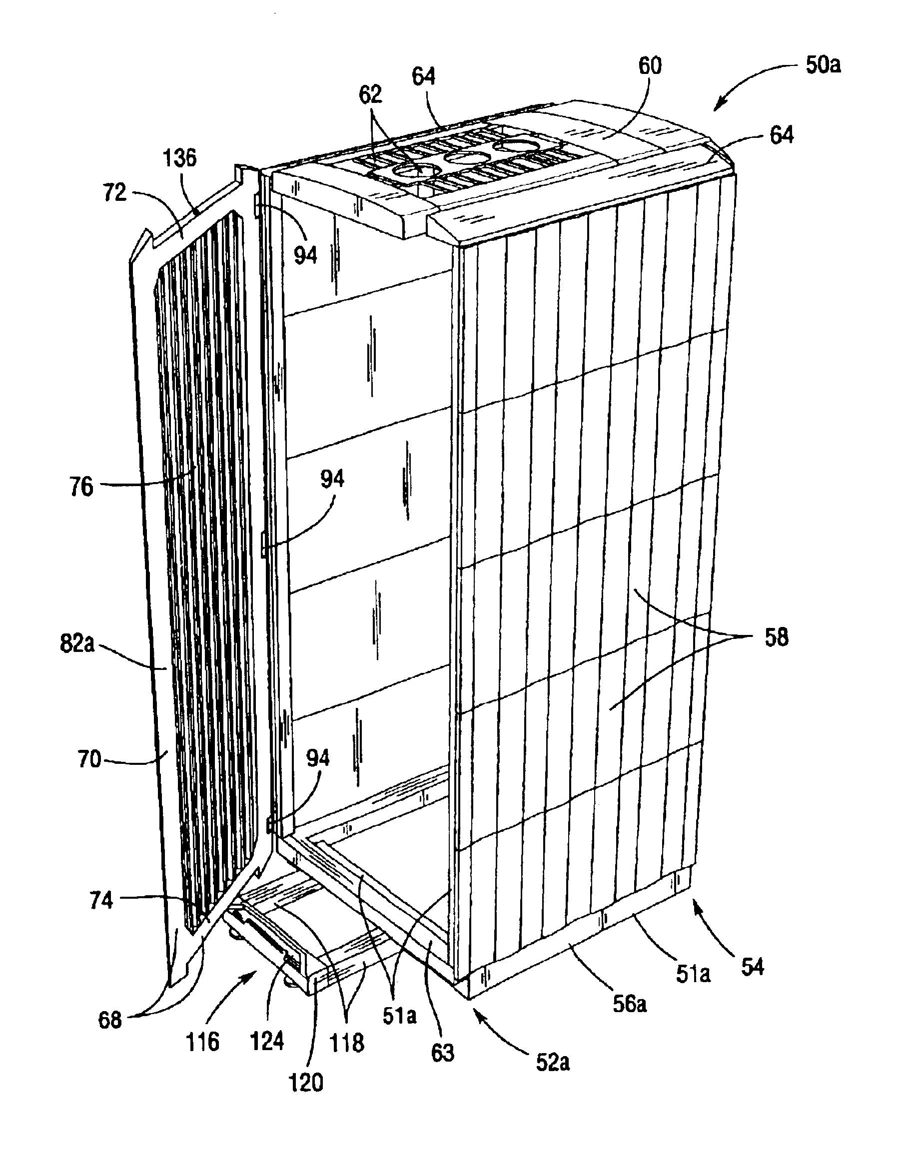 Stabilized cabinet enclosure and stabilizer therefor