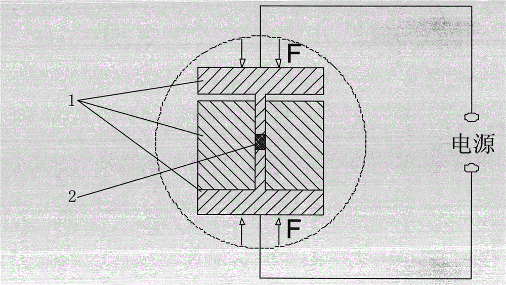 Method for preparing MnZn ferrite magnetic core by multi-physical field coupling