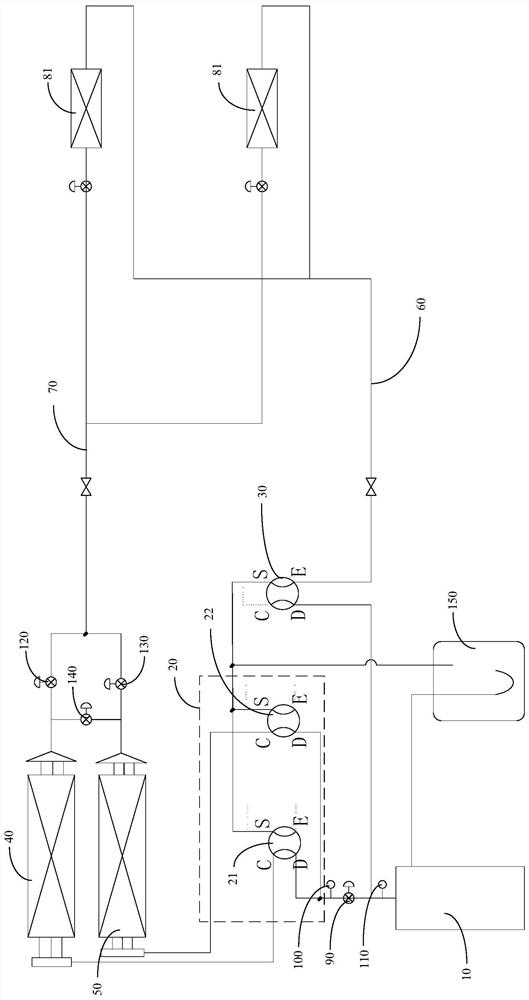 Control method of air conditioning system and air conditioning system