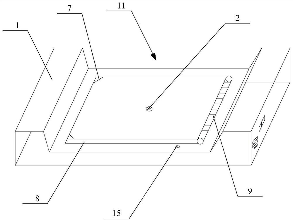 Marking device and marking method