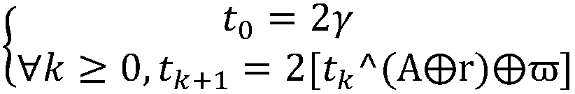 Arithmetic addition mask to Boolean xor mask protection circuit