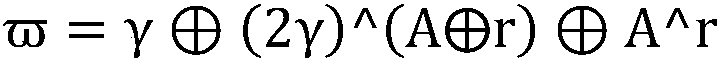 Arithmetic addition mask to Boolean xor mask protection circuit