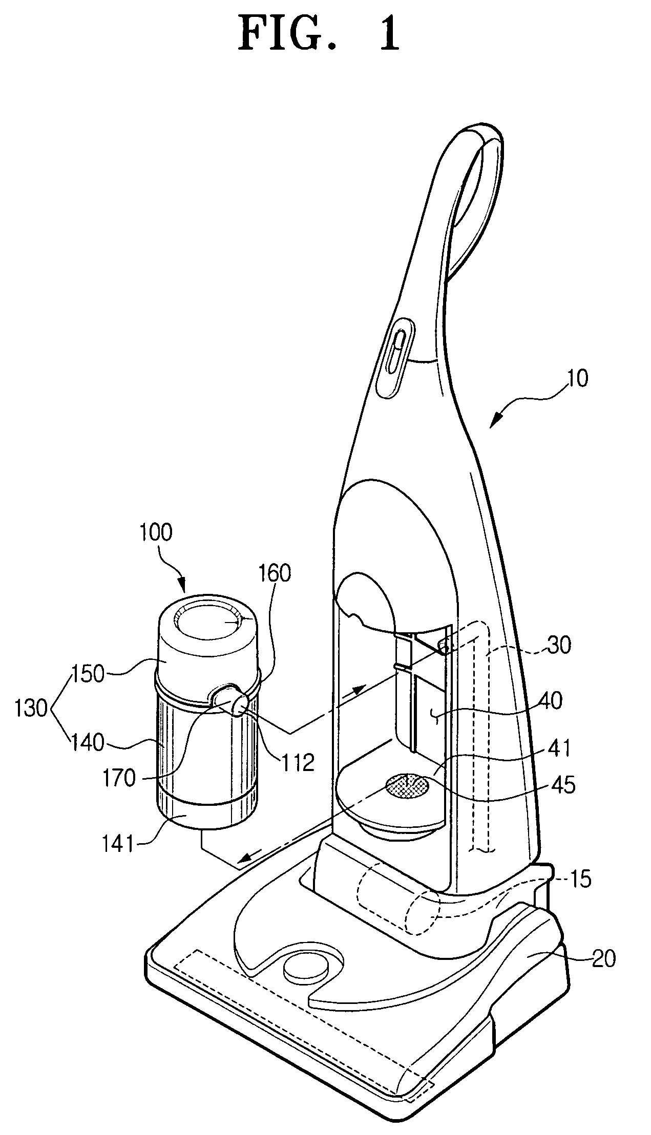 Dust collection apparatus for vacuum cleaner