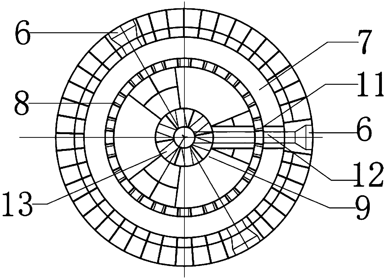 Novel dry distillation device based on gas combustion principle