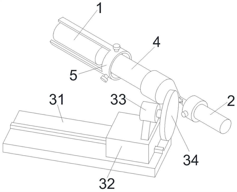 Repairing device for lathe center and using method of repairing device