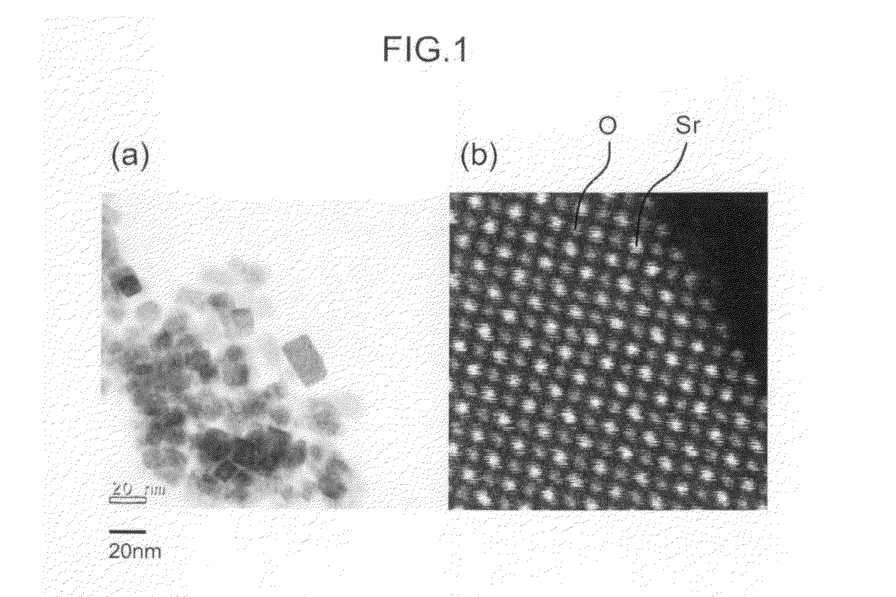 METHOD OF PRODUCING FILM OF SURFACE Nb-CONTAINING La-STO CUBIC CRYSTAL PARTICLES