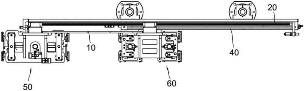 Double-station grabbing mechanism