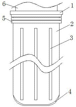 Filter bag with sealing function