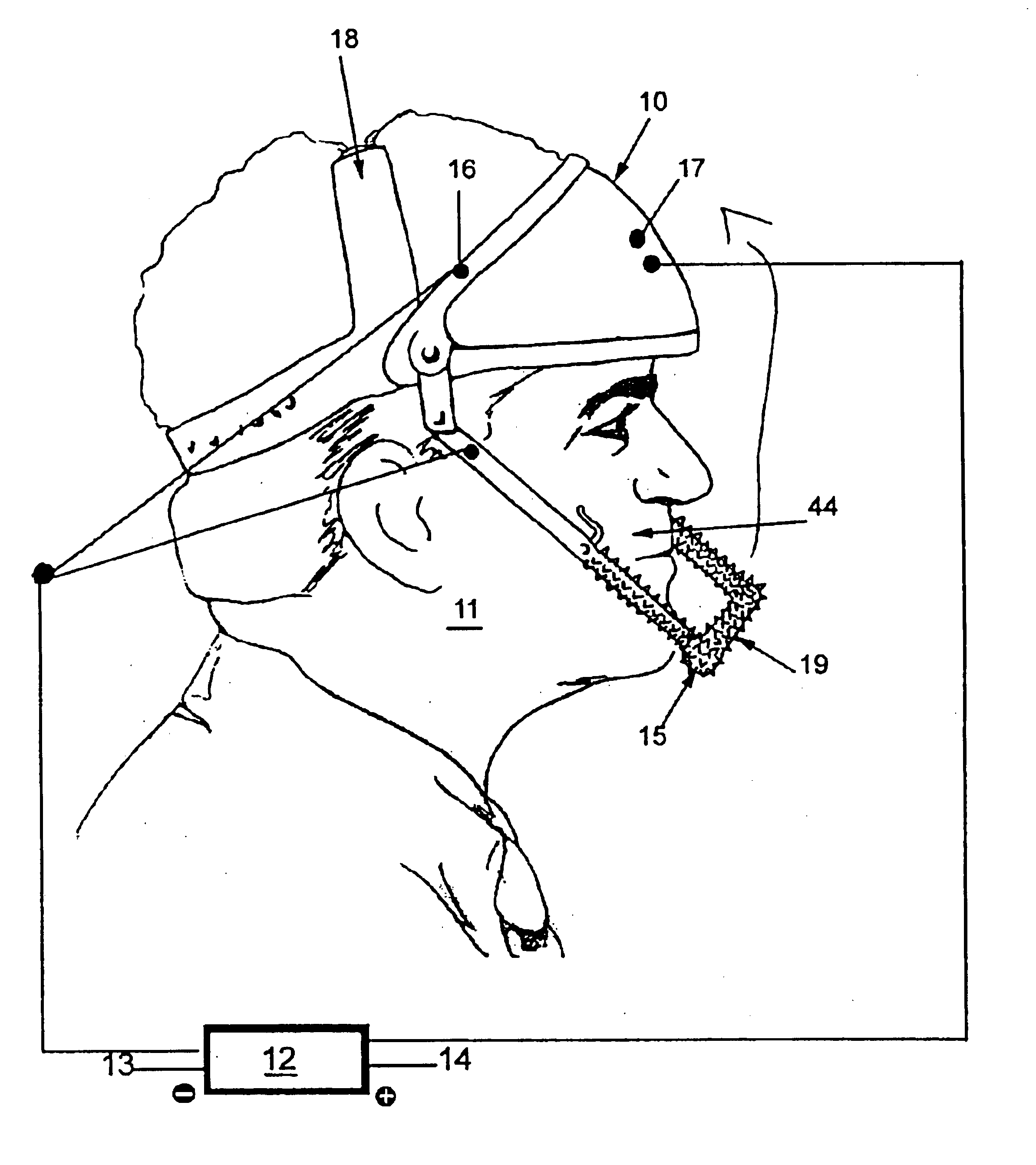 Wearable electro-ionic protector against inhaled pathogens