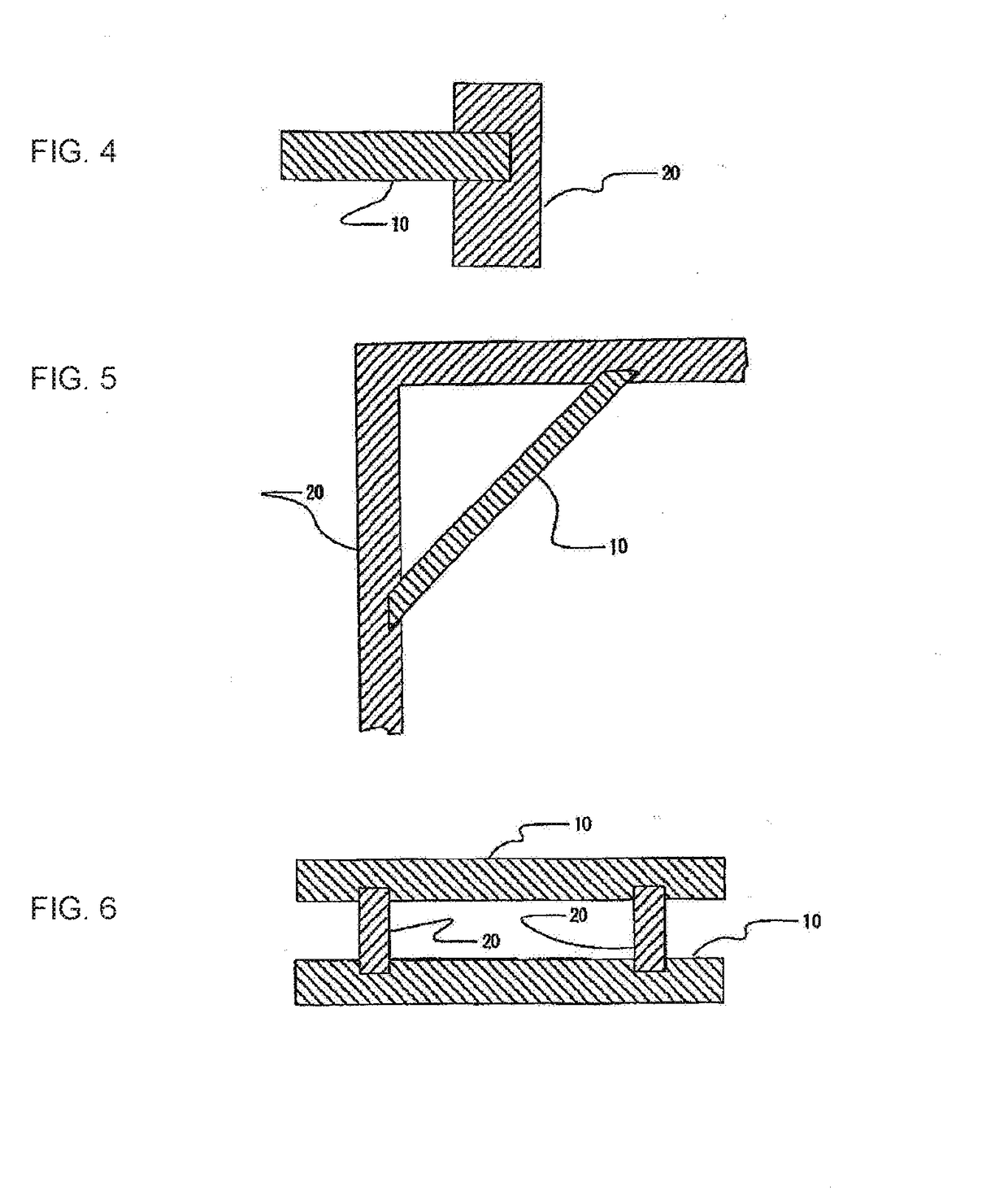 Contacting component and structure containing said contacting component