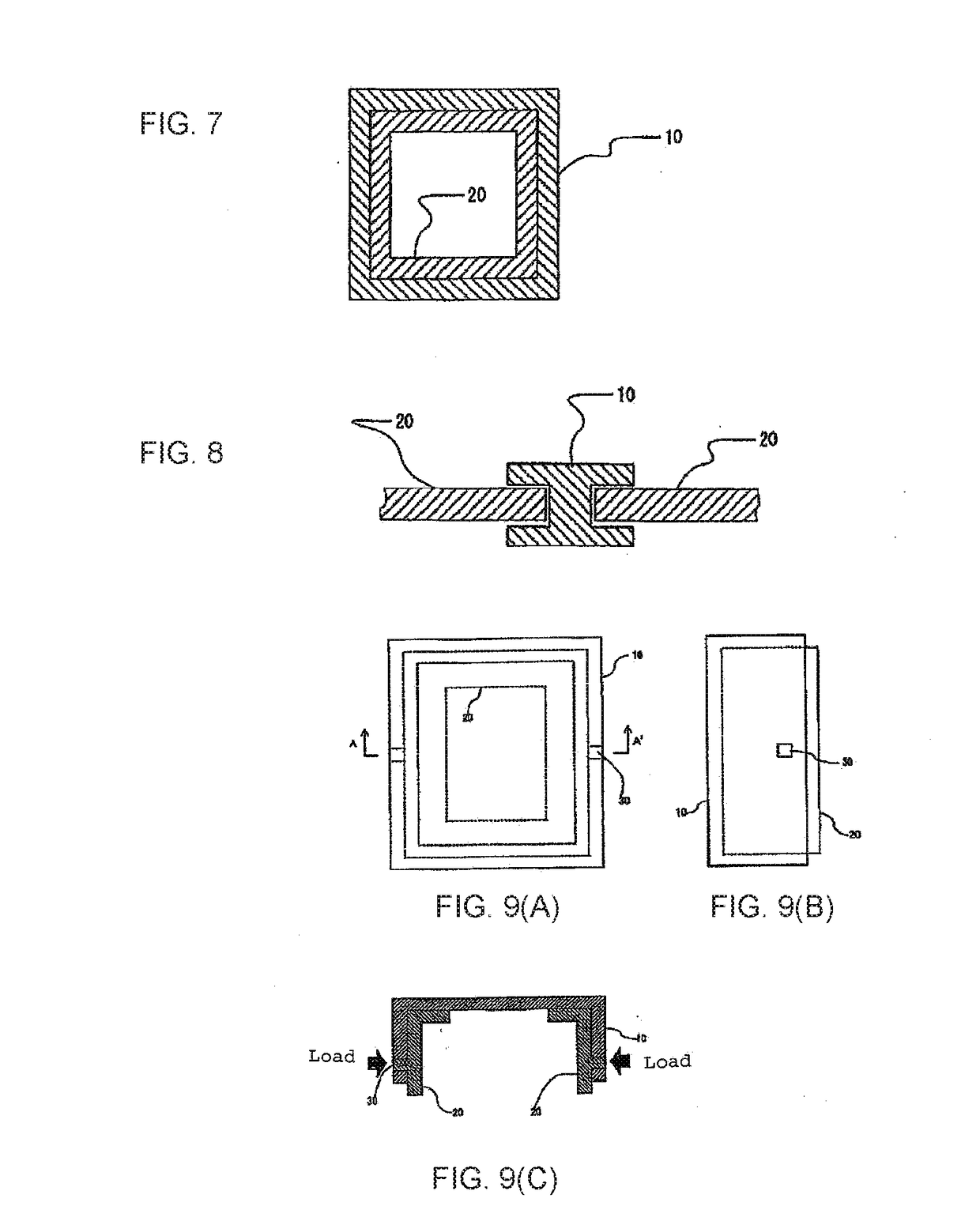 Contacting component and structure containing said contacting component