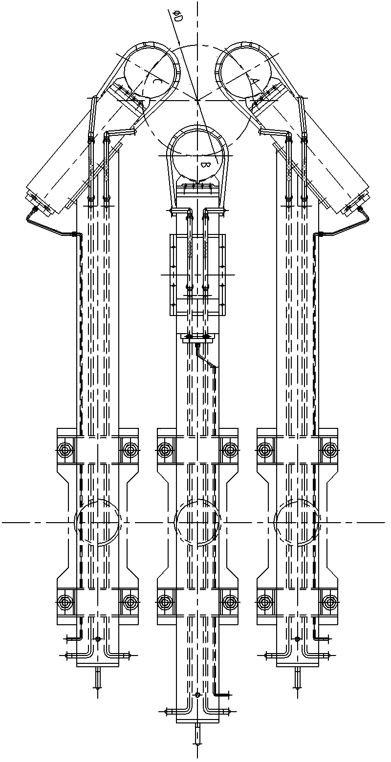 Conductive cross arm made of all-aluminum alloy profile