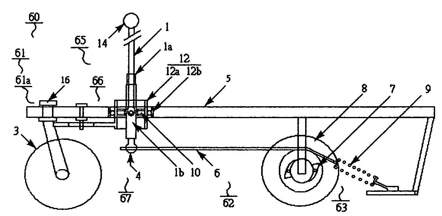 Steering Mechanism for a Push and Pull Vehicle