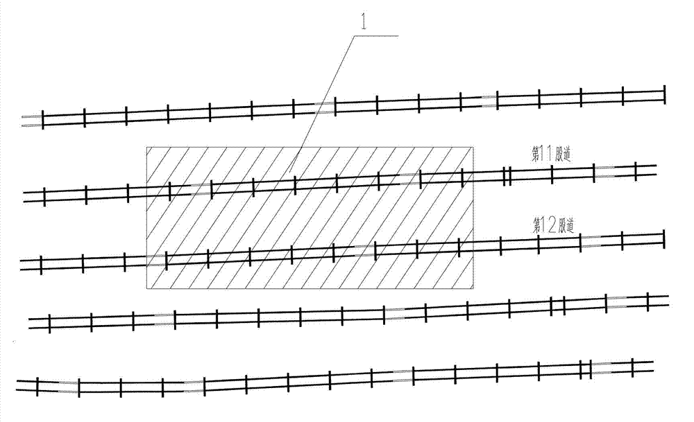 Construction method for tool changing under pressure in shield of water-rich silty soil and silty sand stratum under station tracks of railways