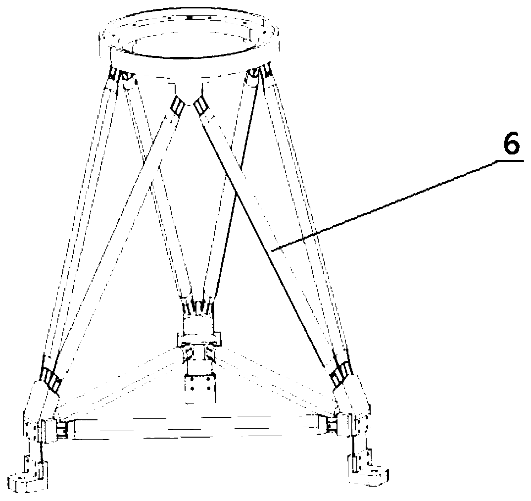 Optical photographing celestial body measurement telescope system with three pointing single focal planes