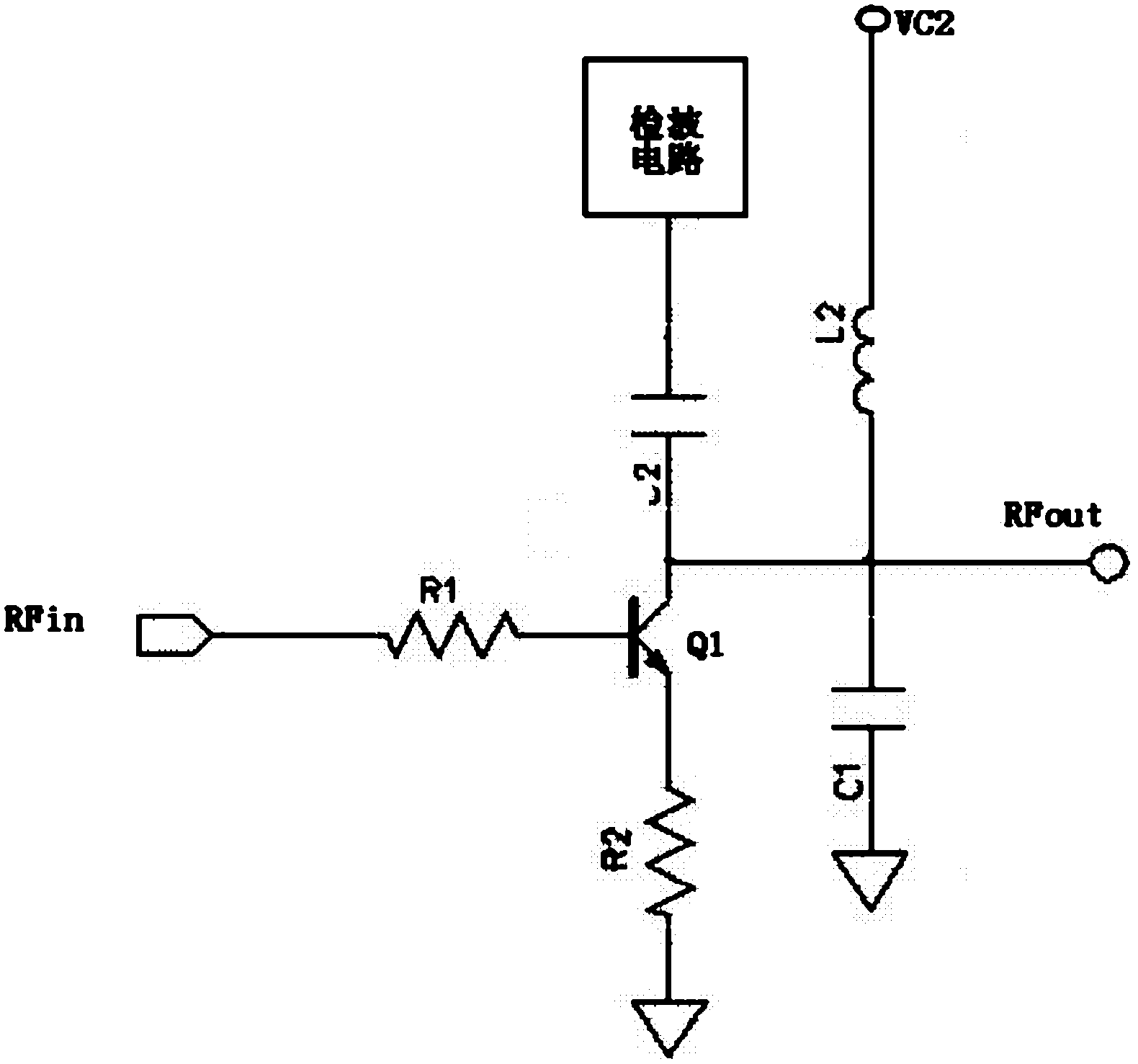 Output matching circuit of radio frequency (RF) power amplifier