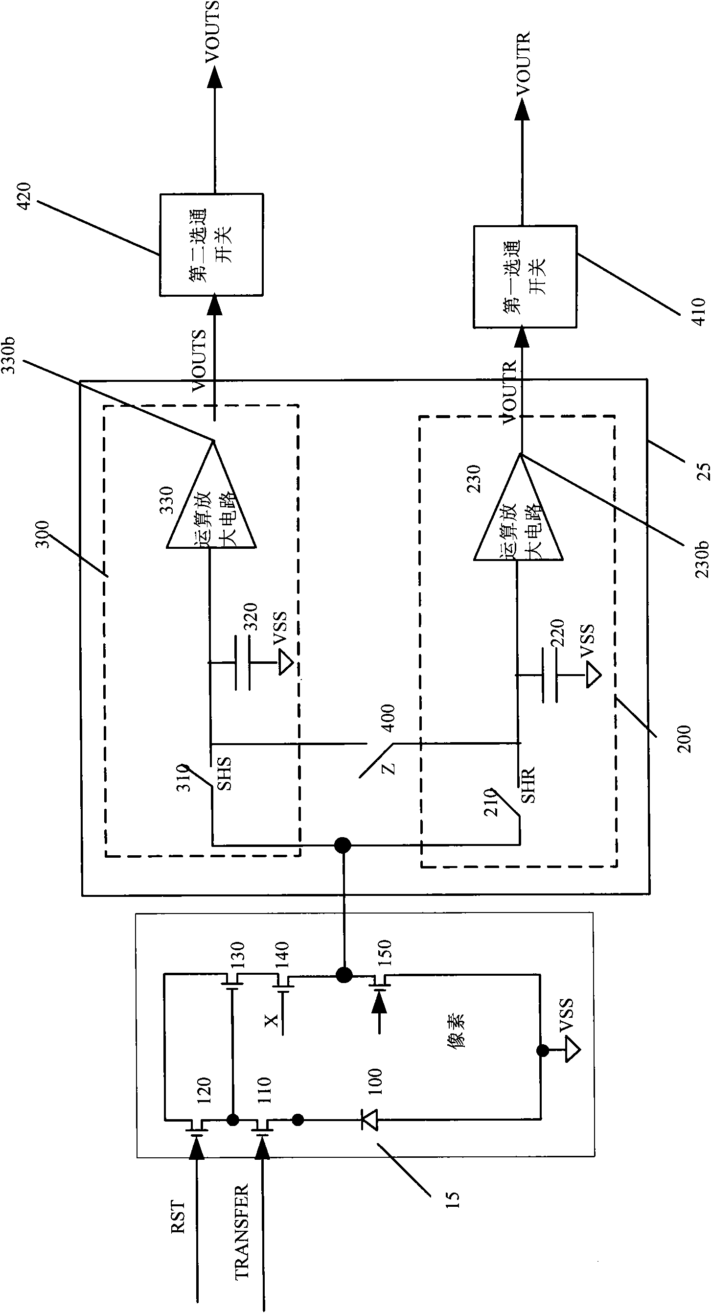 Image sensor and column processing circuit thereof