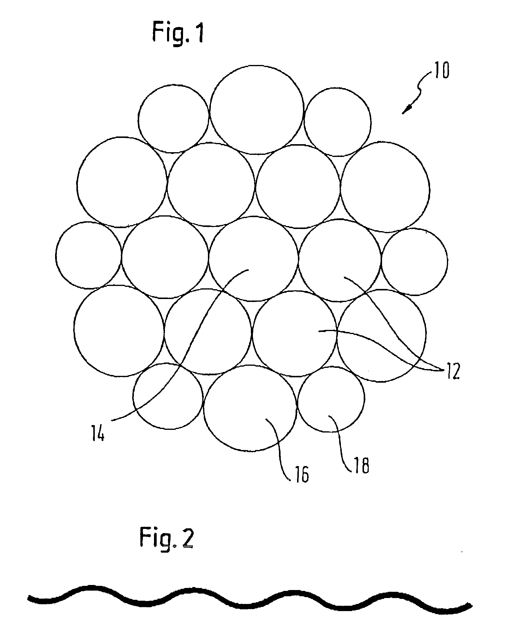 Method and stranding device for producing a cable or a cable element