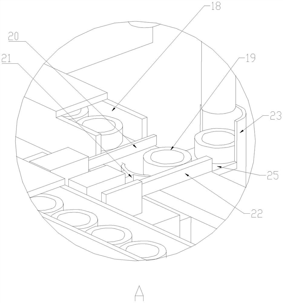 Vertical bearing mounting device for motor rotor