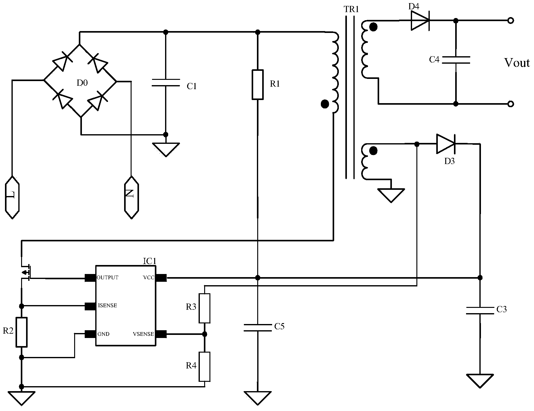 Valley-switching digital control circuit of switch power source