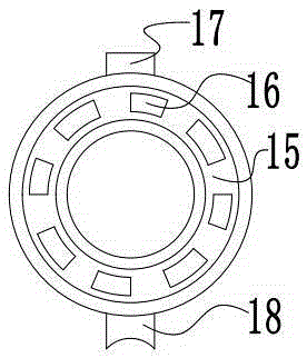Detecting apparatus used for bearing groove