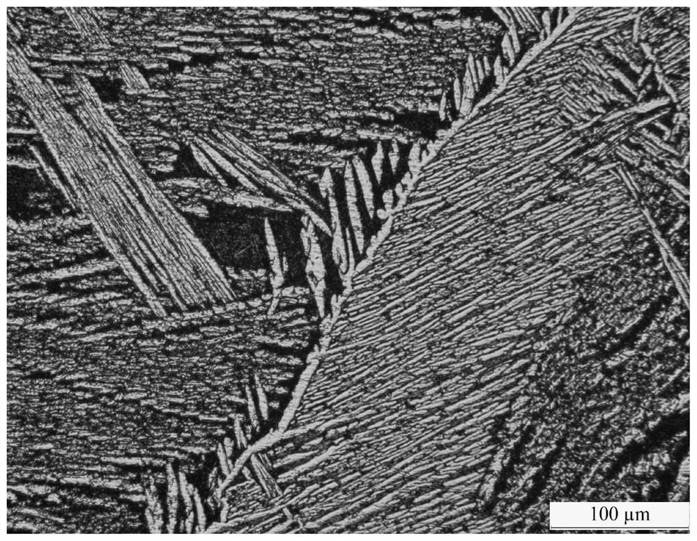 A heat treatment method for electric arc additive manufacturing of high-strength titanium alloy and a reinforced high-strength titanium alloy