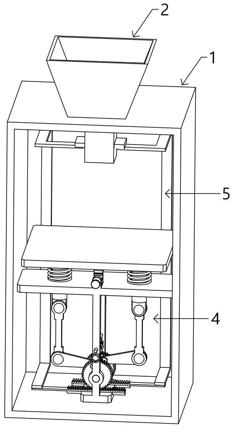 Weighing box and weighing device thereof