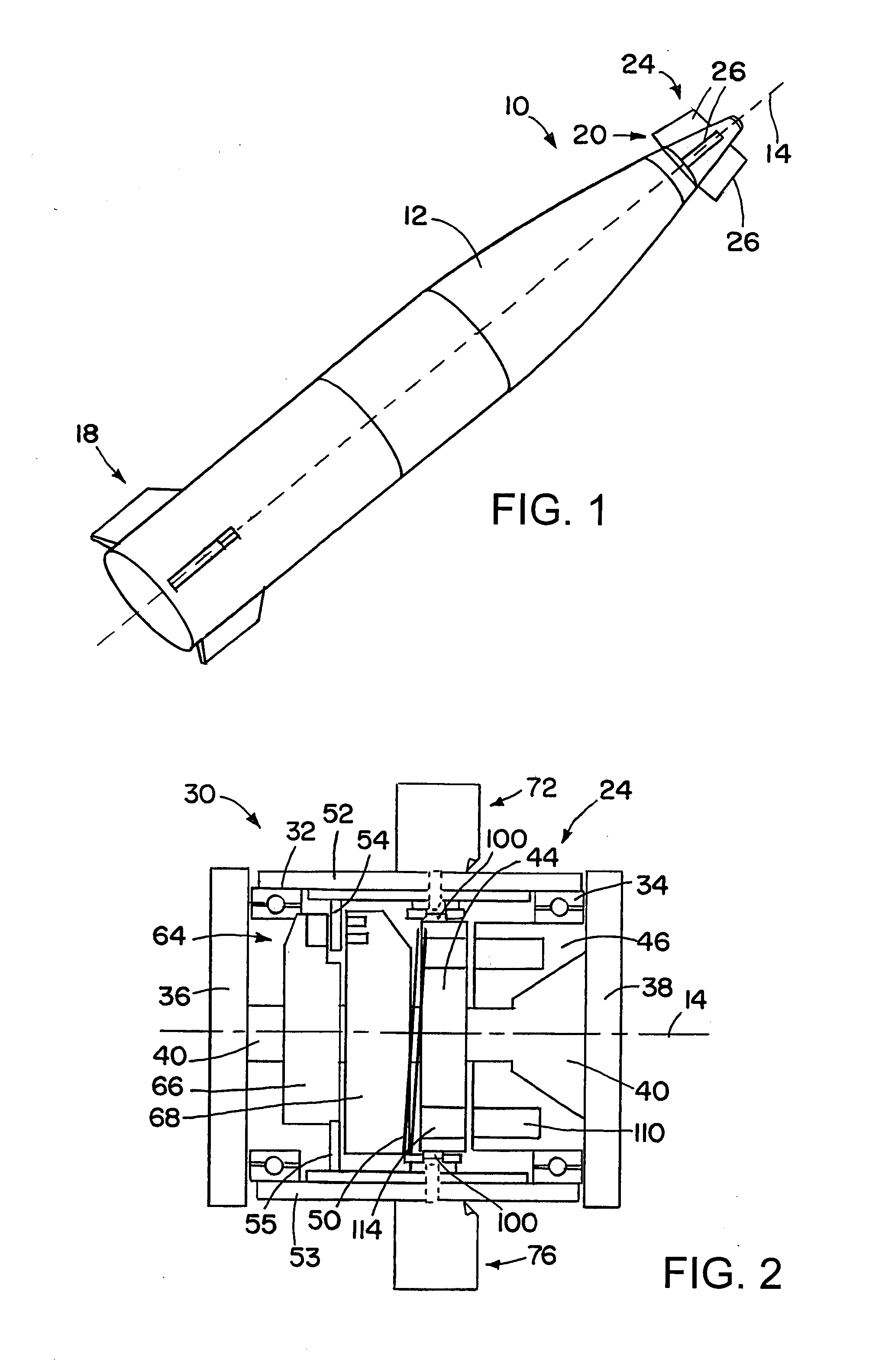 Guidance control for spinning or rolling projectile