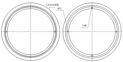 Dry gas seal structure suitable for vibration detection