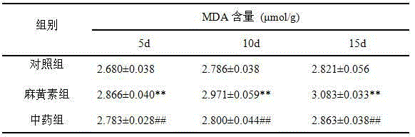 Traditional Chinese medicine composite for resisting ephedrine damage and production technology thereof