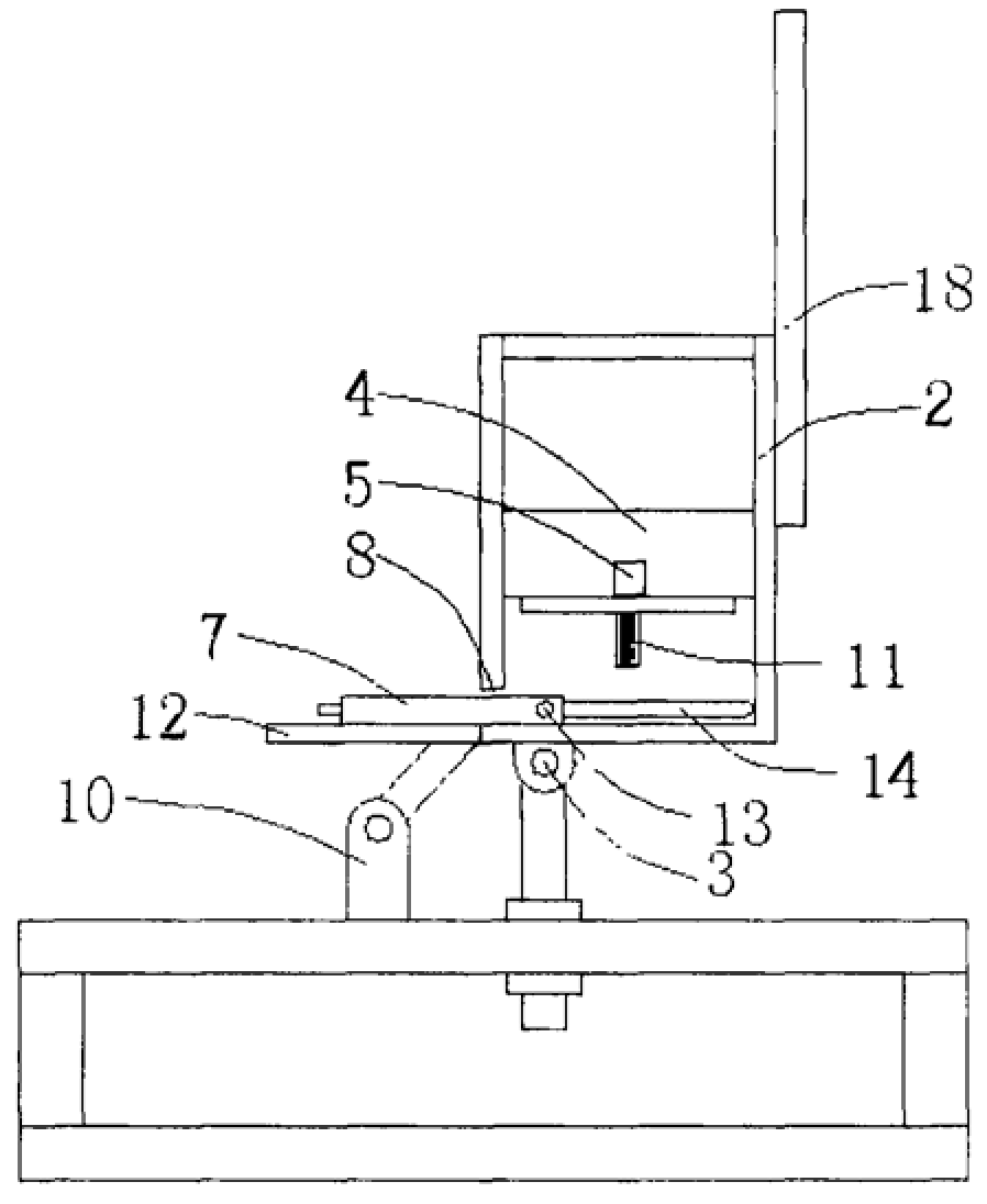 A device for clamping and cracking a large number of twisted maple seeds