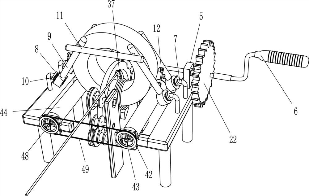 Inductance coil manufacturing device