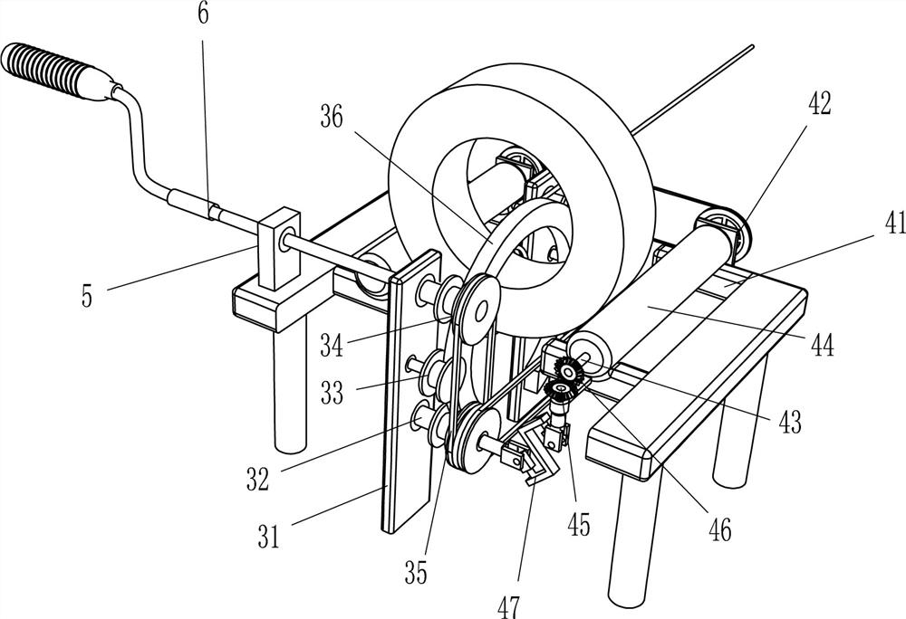 Inductance coil manufacturing device