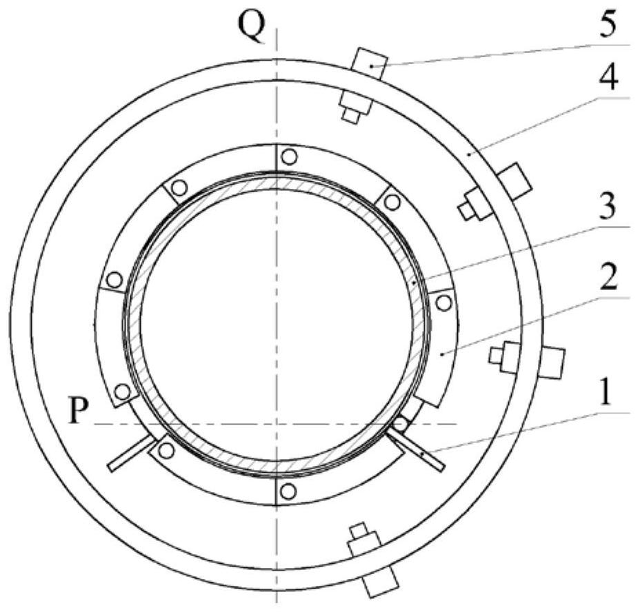 Heating device and heating method for large-diameter thick-walled pipe