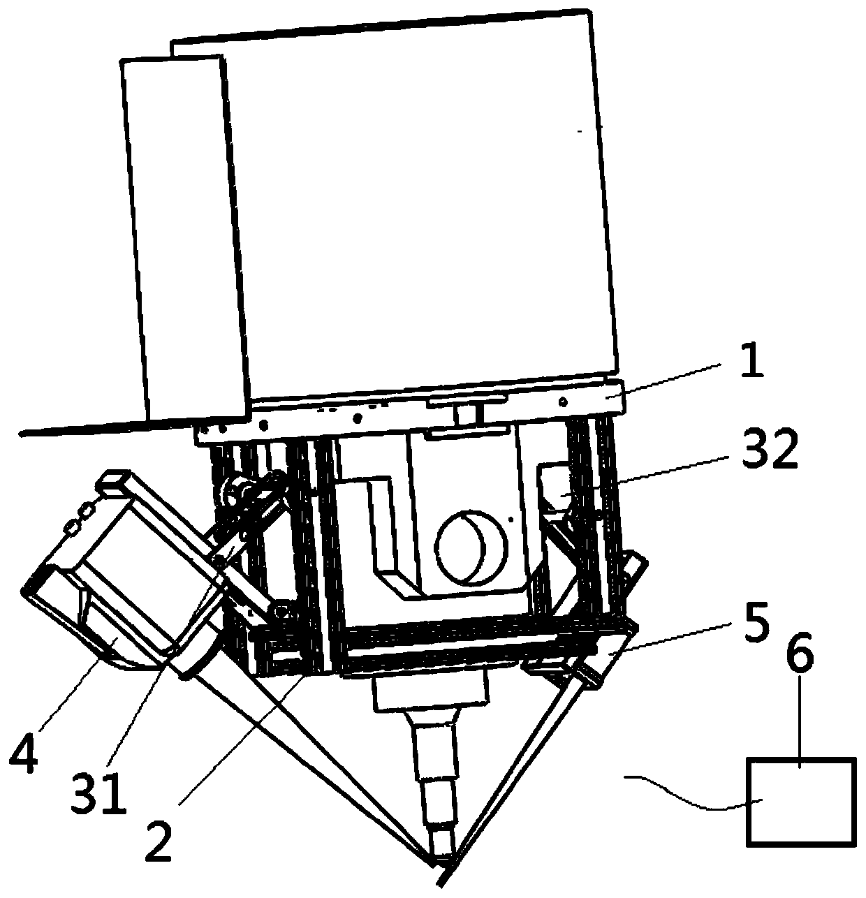 On-line detection device for temperature and reduction during friction stir welding