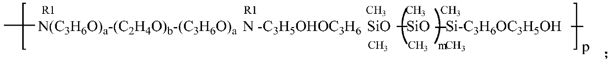 A kind of polyquaternary polyether polydimethylsiloxane and its preparation method and handle finishing agent