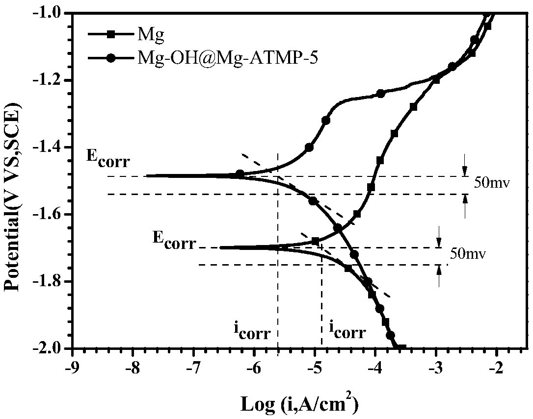 A preparation method of biofunctional coating on the surface of pure magnesium with low corrosion rate