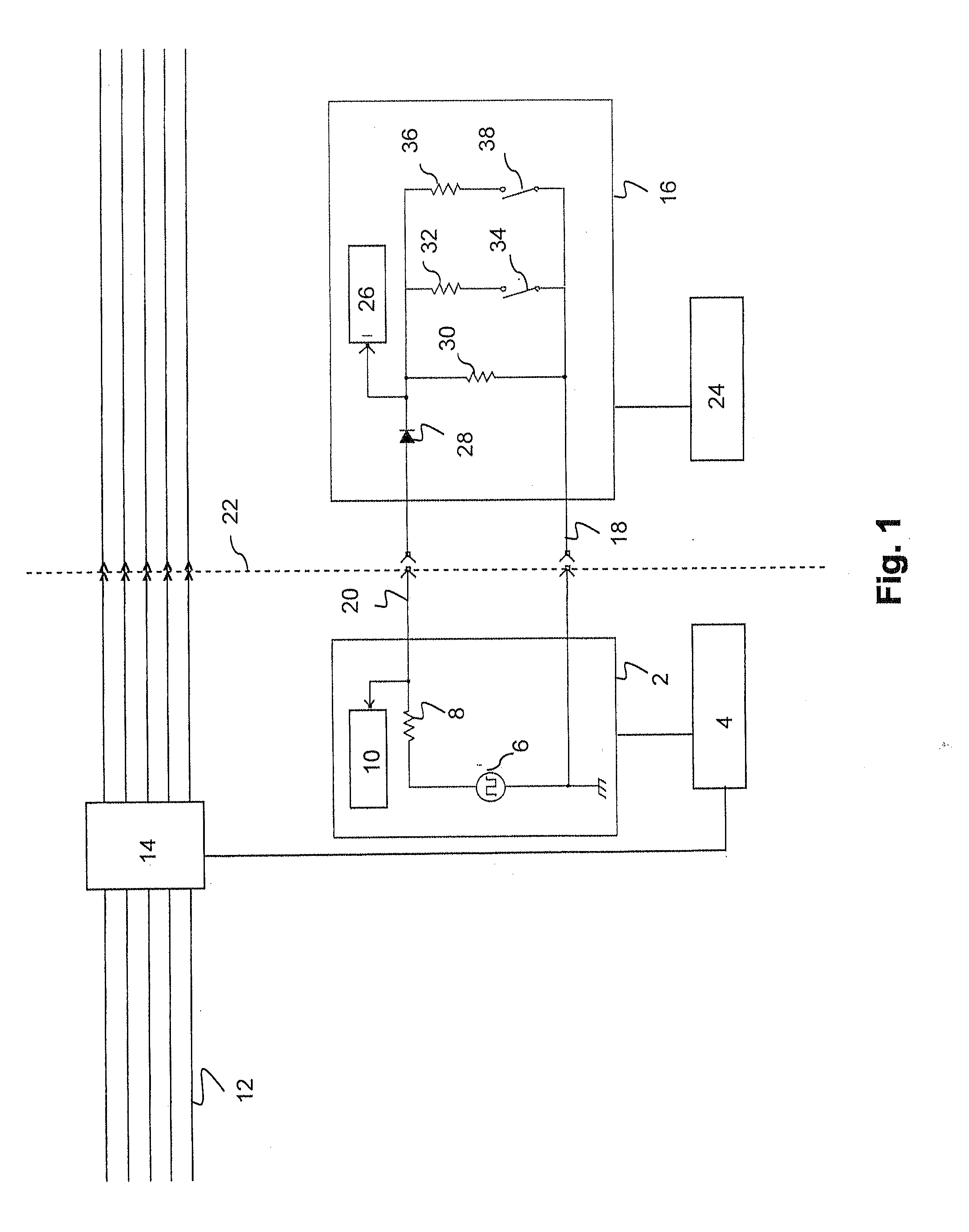 Method and device for communication between an electric vehicle and a charging station