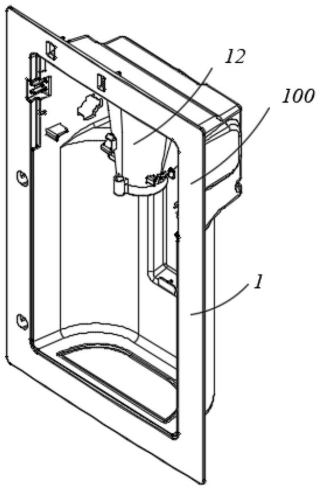 Ice ejecting device and refrigerator having the same