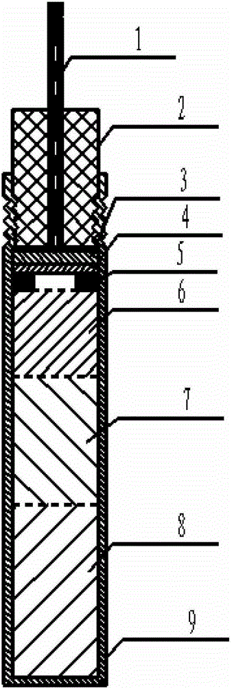 Device for exciting micro-jet with laser and detonator using the device