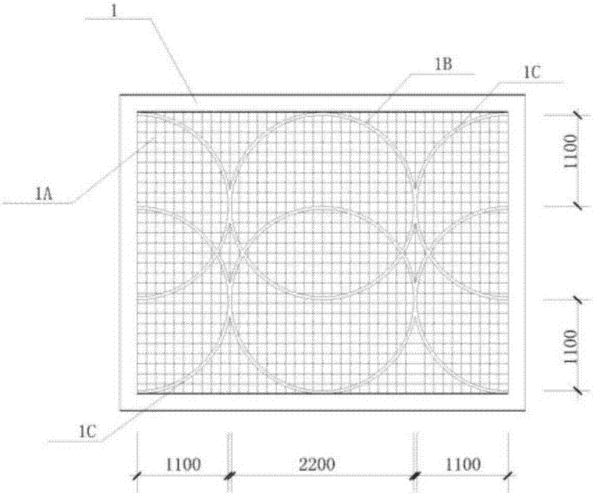 Combining method of general miniature living room formed by combining circular spaces