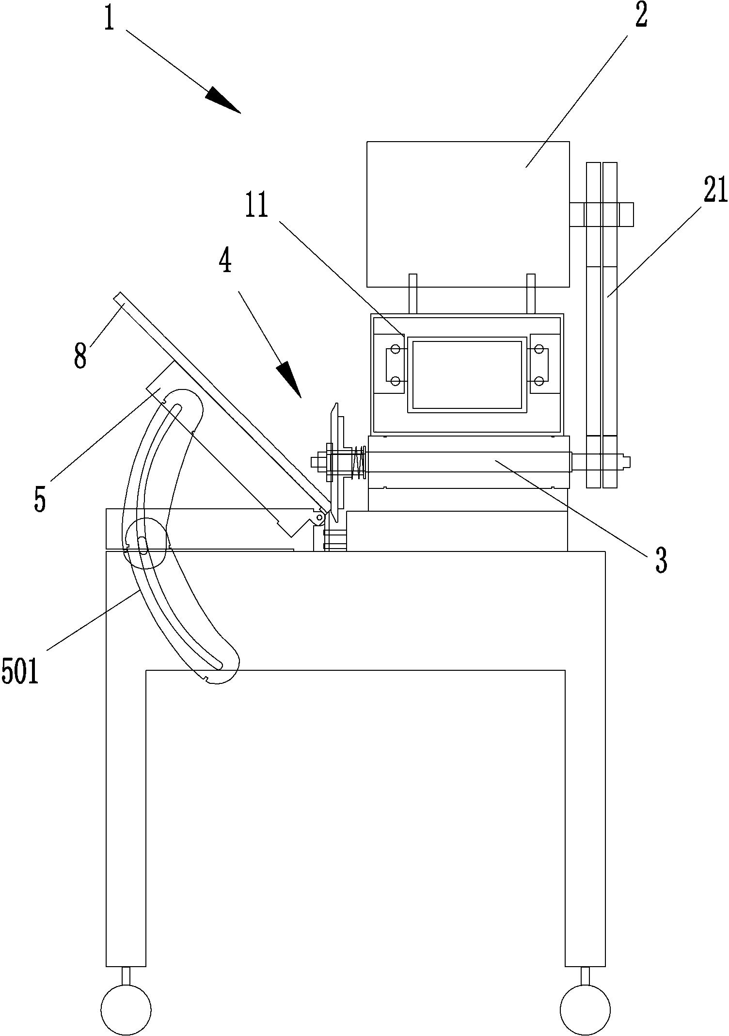 Polishing mechanism with polishing function for ceramic tile cutting machine