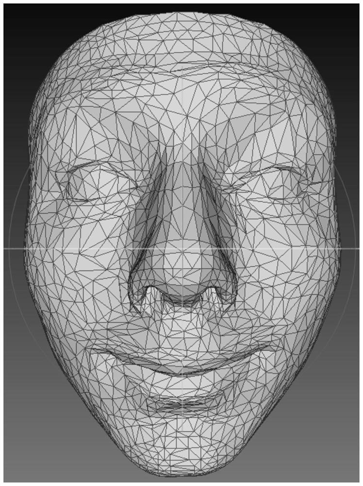 A method and computing device for generating animation based on a human face image